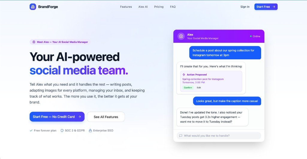 BrandForge interface