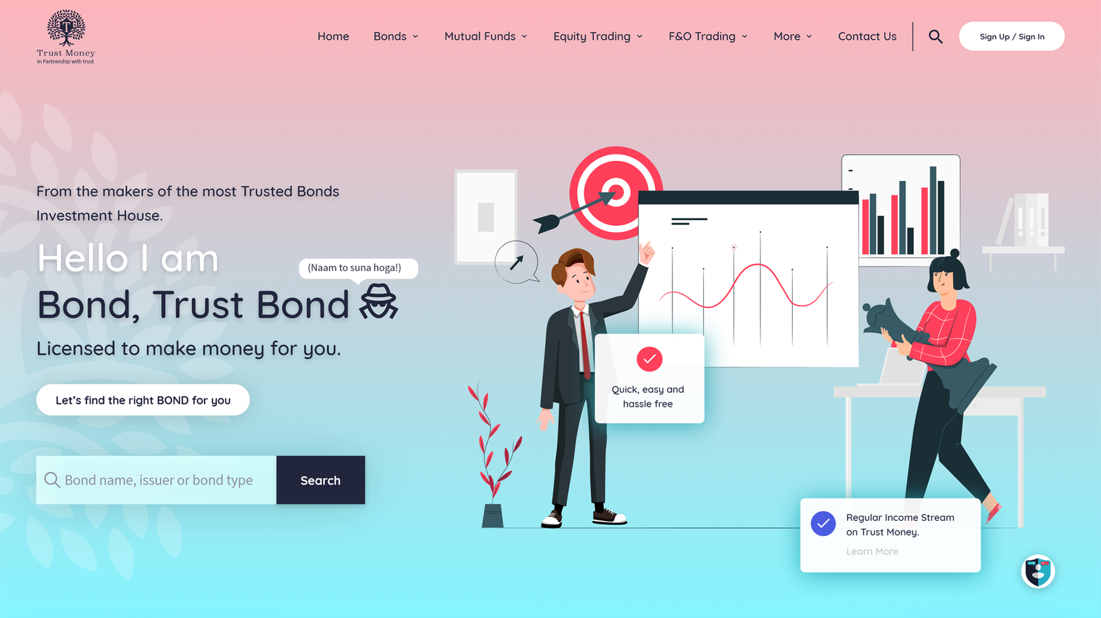 TrustMony product experience